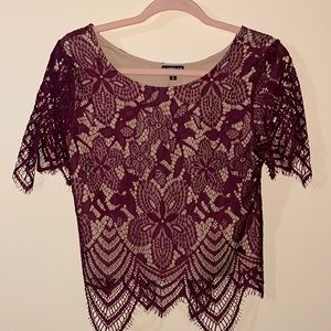 Express lace top